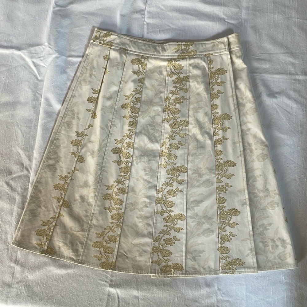DKNY metallic Skirt size 8 Pre-Owned